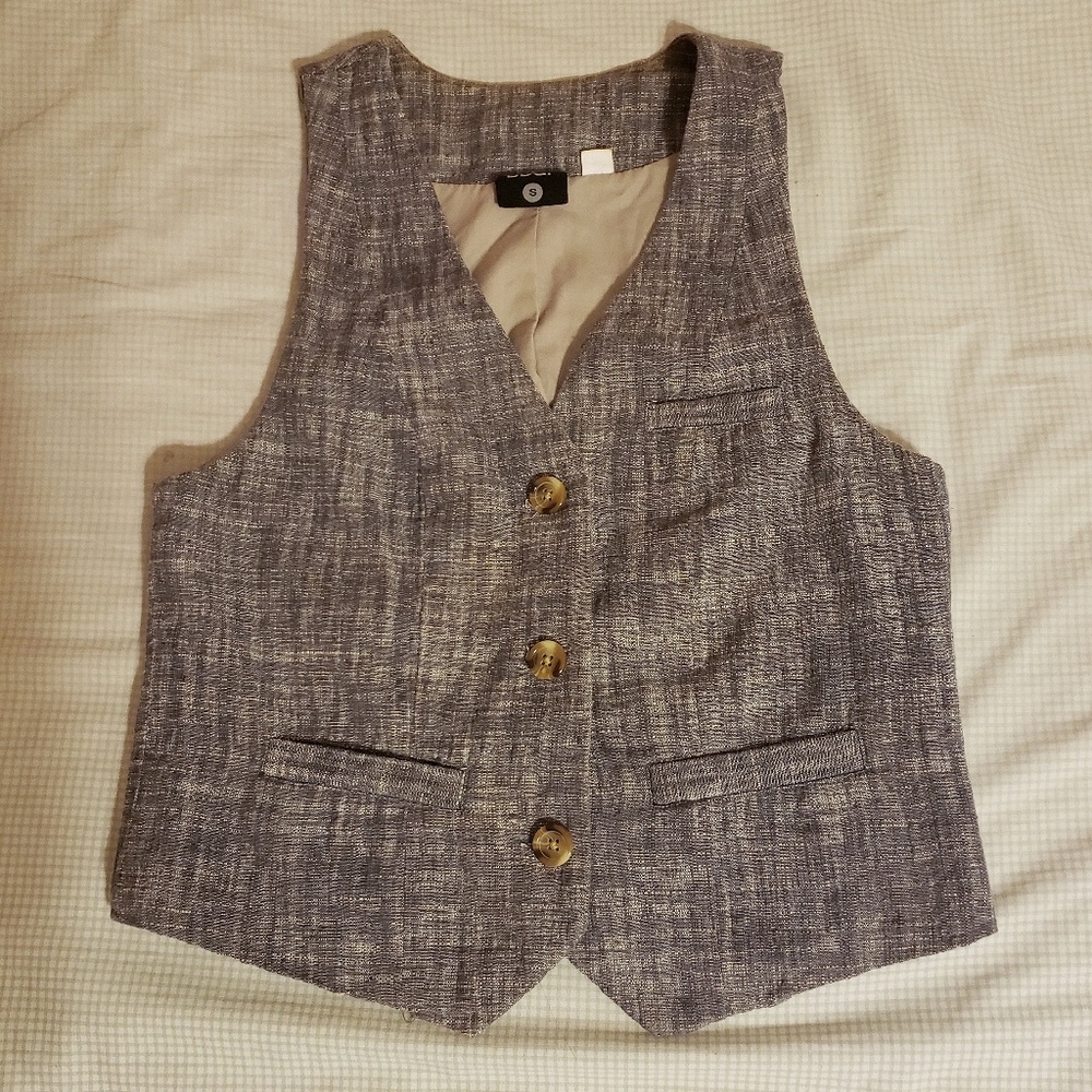 urban outfitters tweed vest
